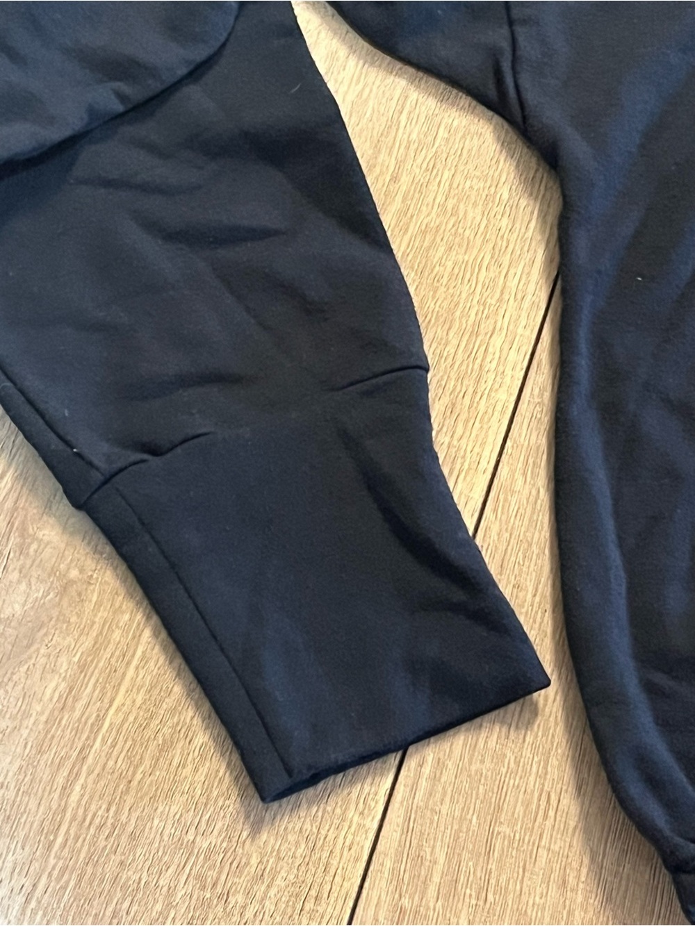 Fabletics Black Cropped Drawstring Boatneck Top - Picture 7 of 11